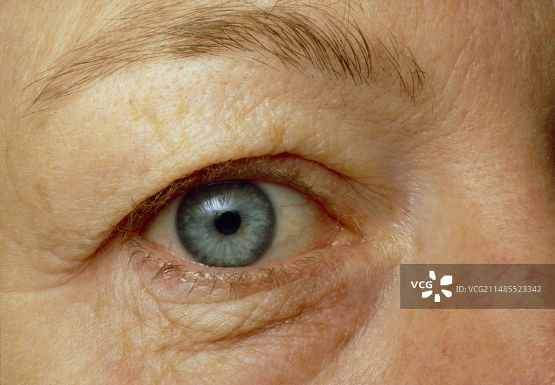 五十岁女人的眼睛图片素材