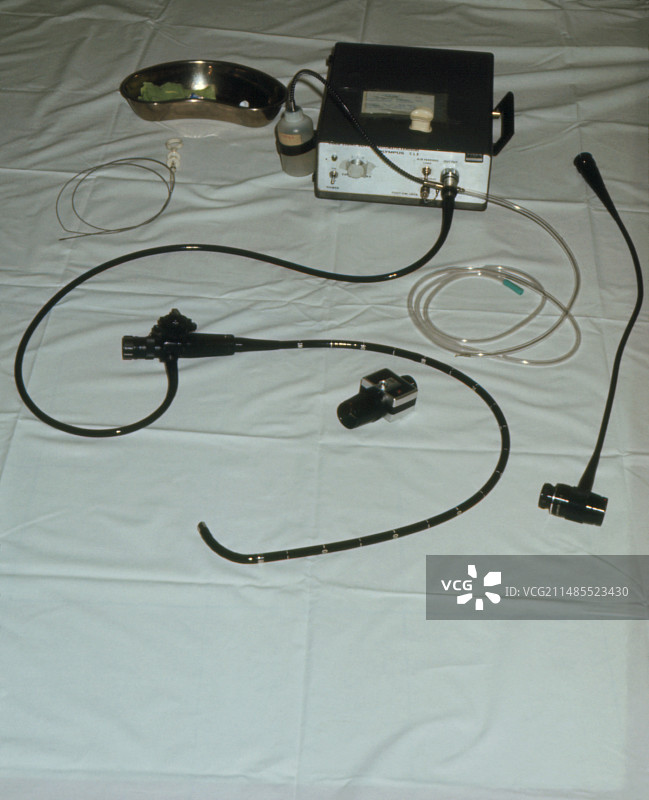 20世纪70年代内窥镜设备图片素材