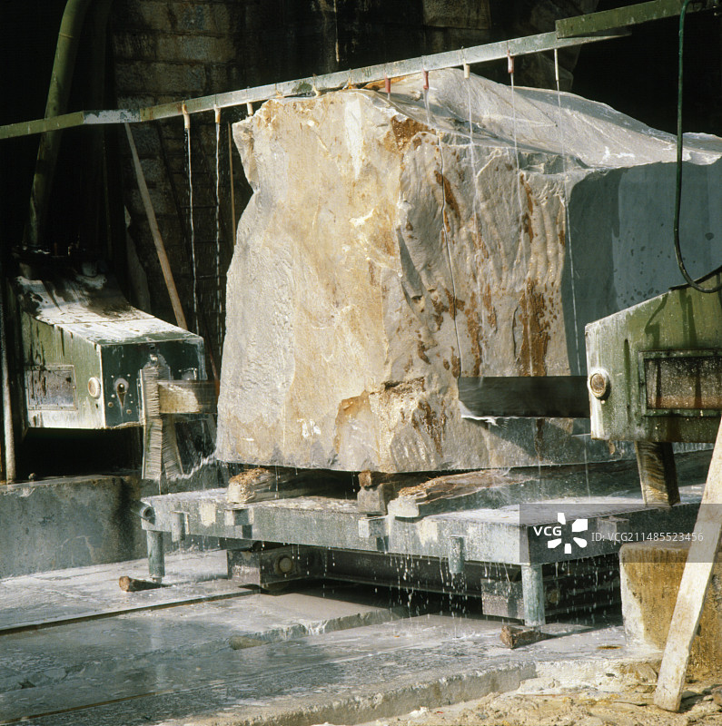 意大利凡蒂斯克里蒂采石场的大理石采石场图片素材