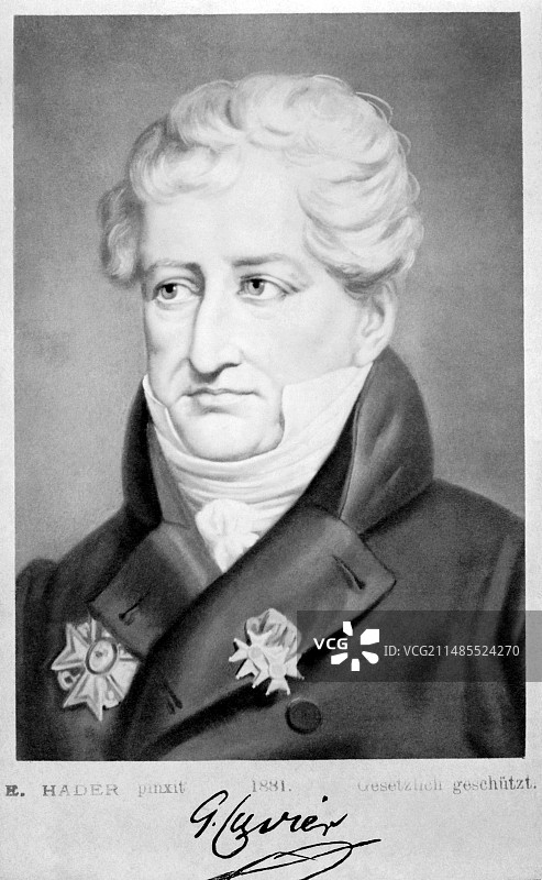 乔治·居维叶，法国博物学家图片素材