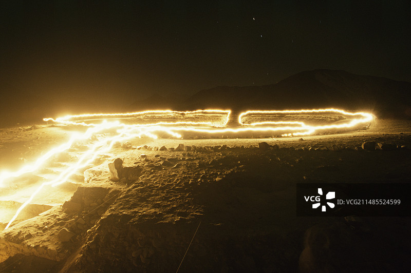 秘鲁卡拉尔圆形剧场图片素材