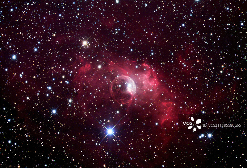 气泡星云（NGC 7635）图片素材