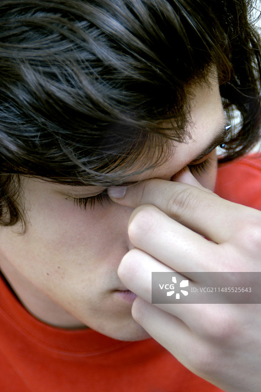 沮丧的青少年图片素材