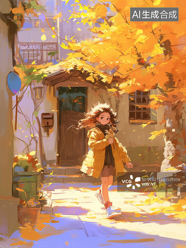 【AI数字艺术】时尚女孩图片素材