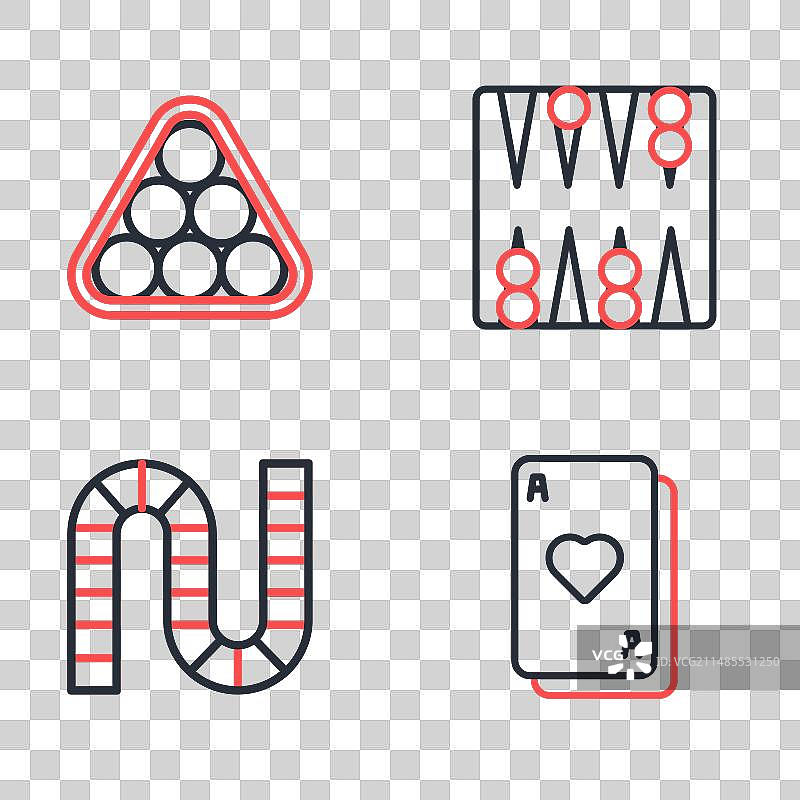 双陆棋棋盘游戏图片素材