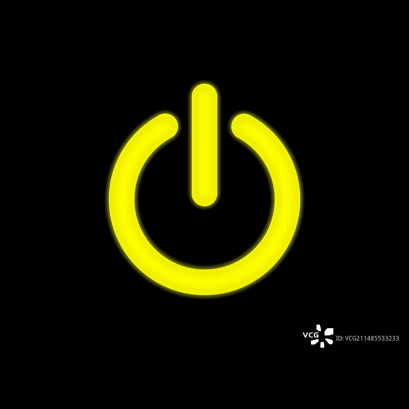 电源开启标志图片素材
