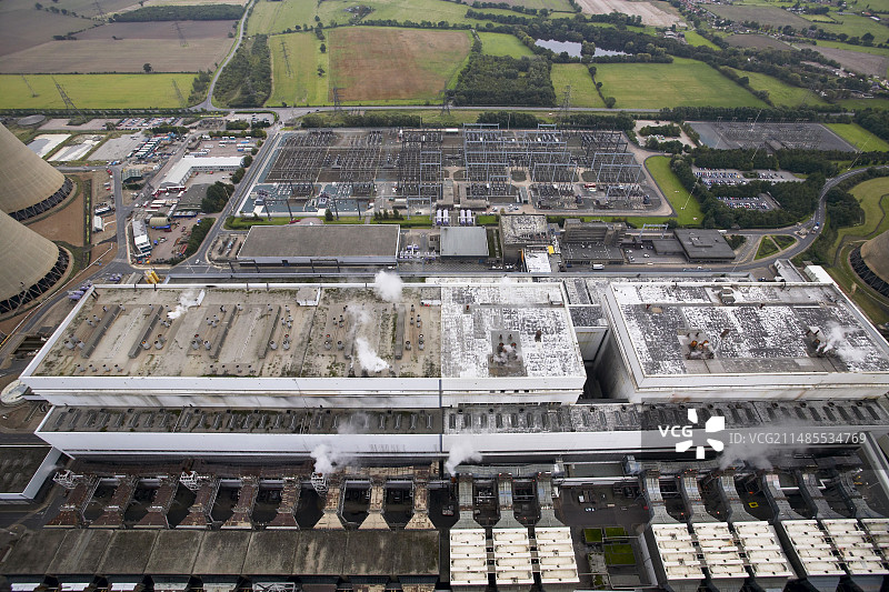 电力站汽轮机大厅图片素材