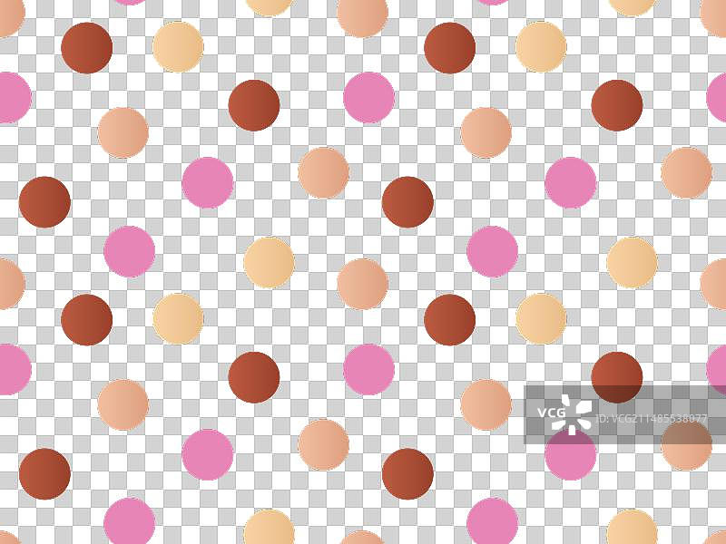 彩色波点无缝图案图片素材