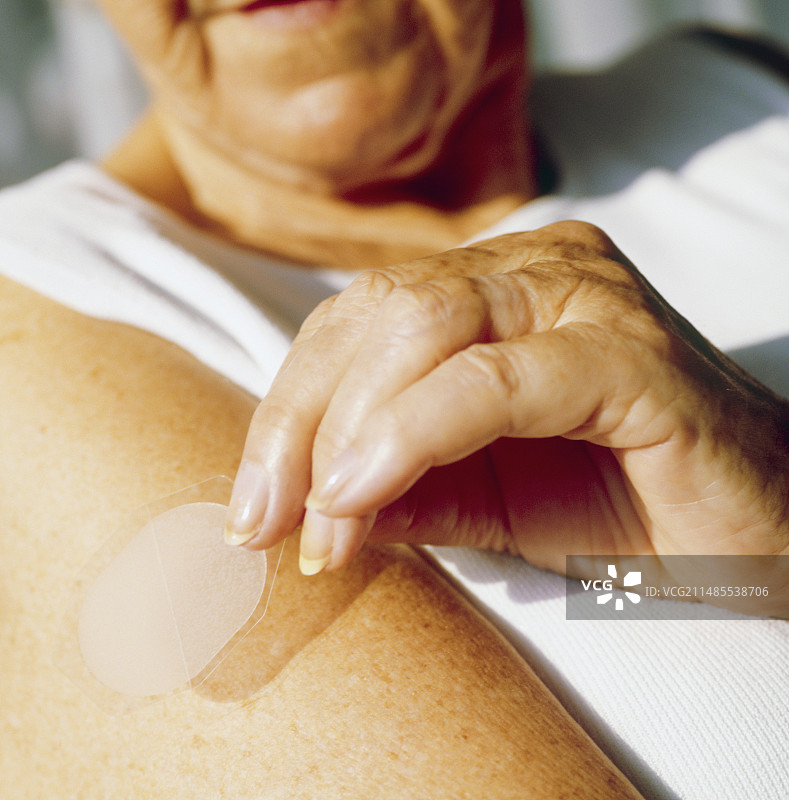 激素替代疗法贴片图片素材