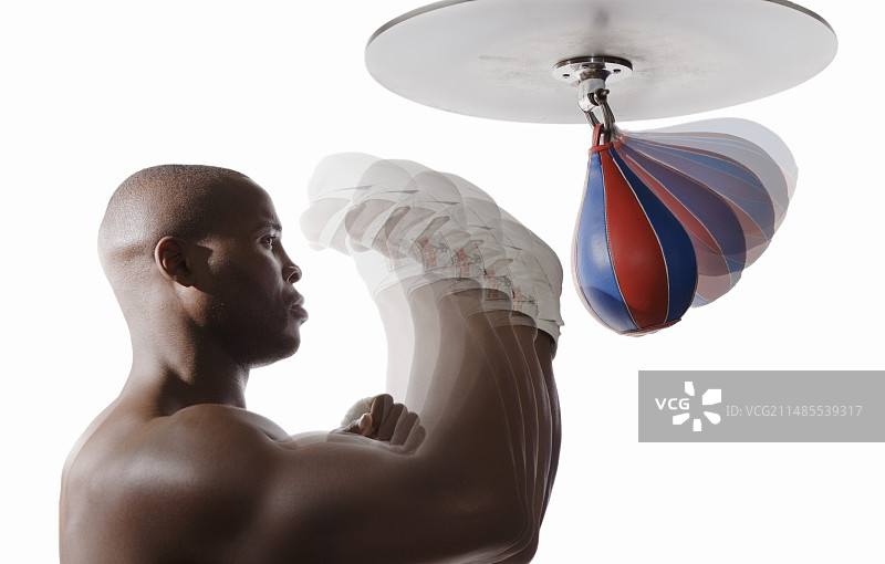 拳击手训练图片素材