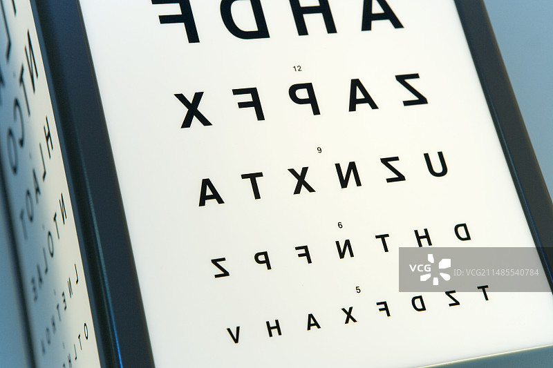 视力测试图图片素材