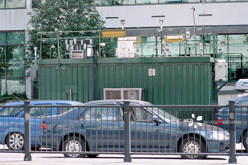 空气污染监测站图片素材