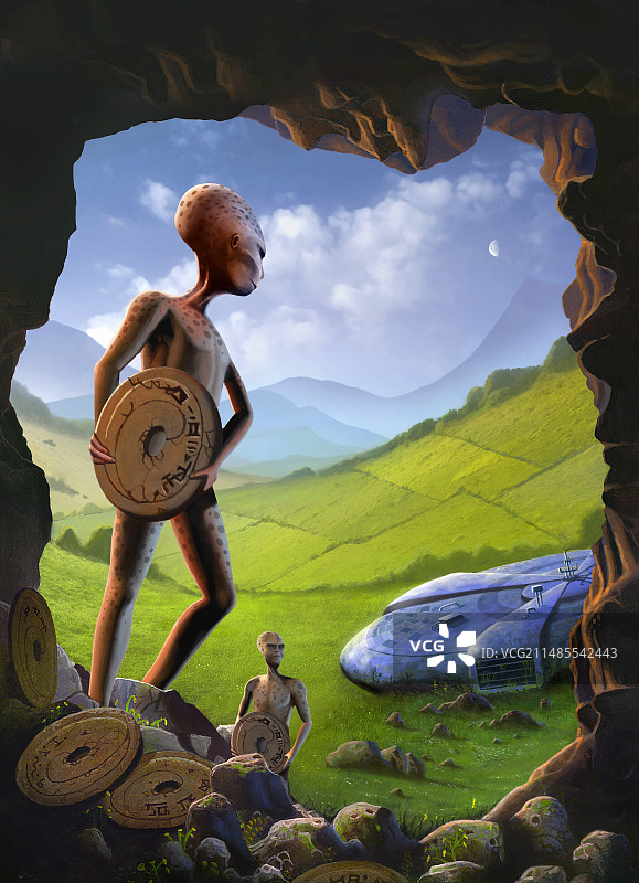 外星人和不明飞行物图片素材