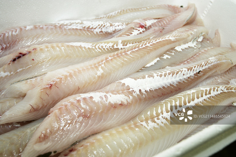 黑线鳕鱼片图片素材