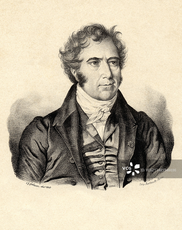 弗朗索瓦·阿拉戈，法国物理学家图片素材