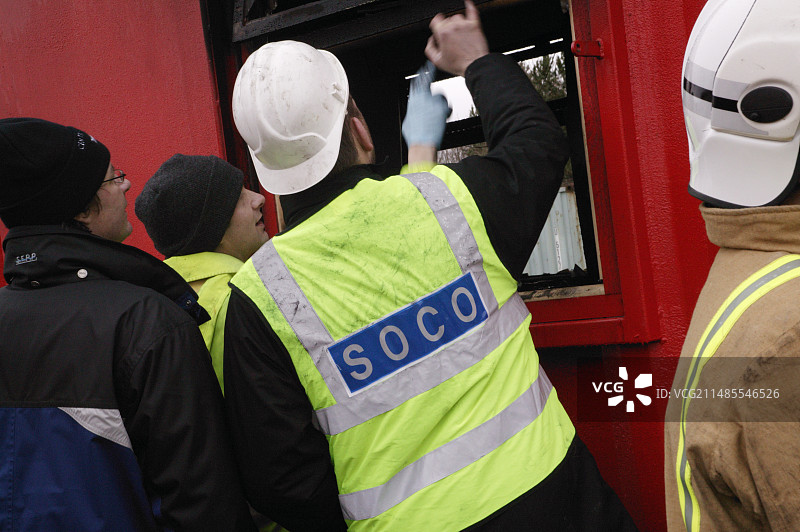 犯罪现场调查图片素材