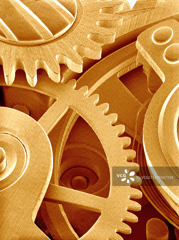 手表齿轮扫描电镜图图片素材