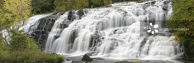 密歇根州邦德瀑布图片素材