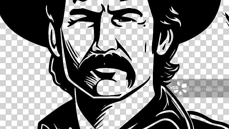 西方极简主义和简单的轮廓图片素材