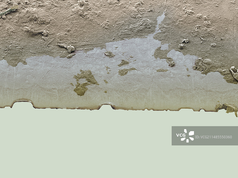 用过的剃须刀，扫描电子显微镜图图片素材