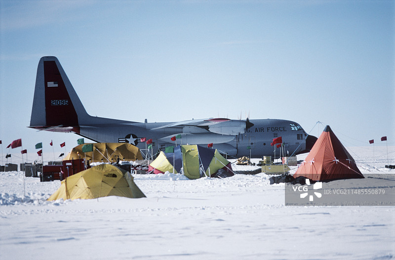 南极机场图片素材