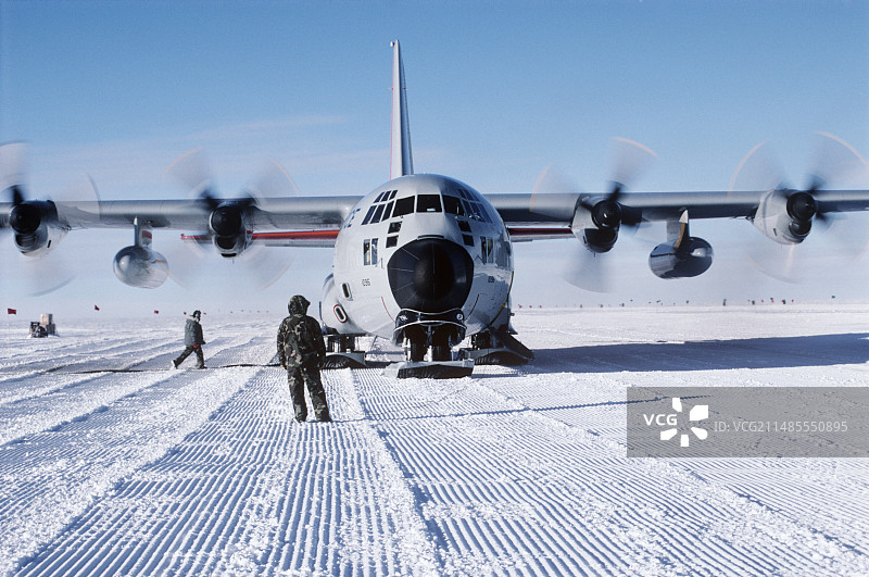 南极机场图片素材
