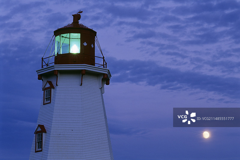 潘缪尔岛灯塔图片素材