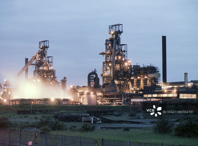 钢铁厂图片素材