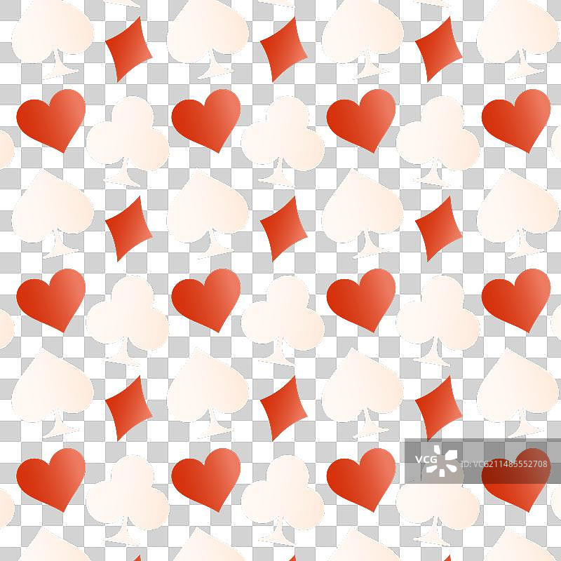 设计孤立在白色上的扑克牌图案图片素材