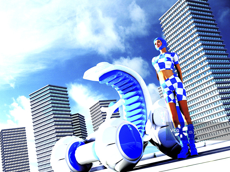 未来交通运输艺术作品图片素材