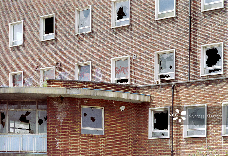 城市衰败图片素材