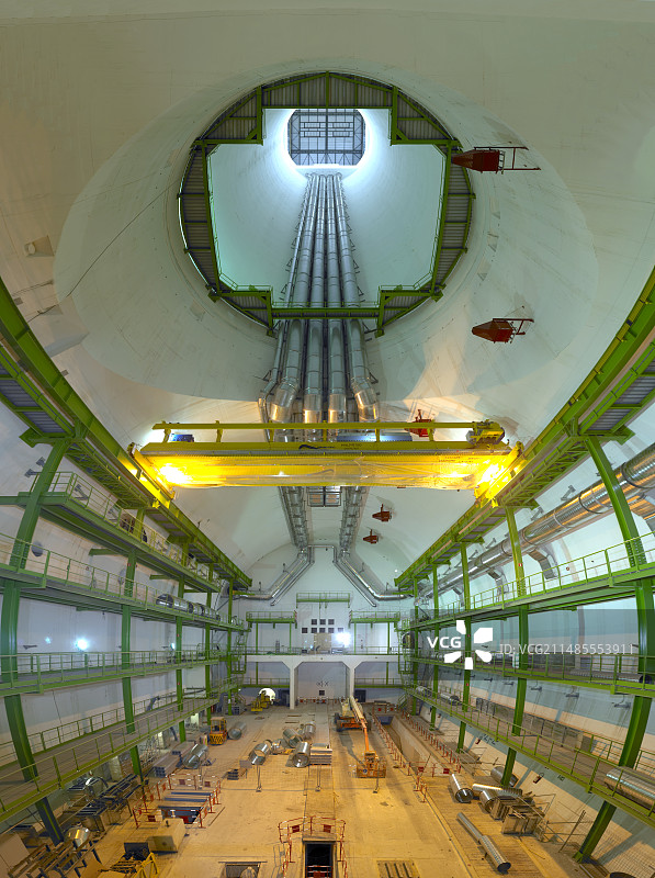 欧洲核子研究中心CMS探测器大厅图片素材