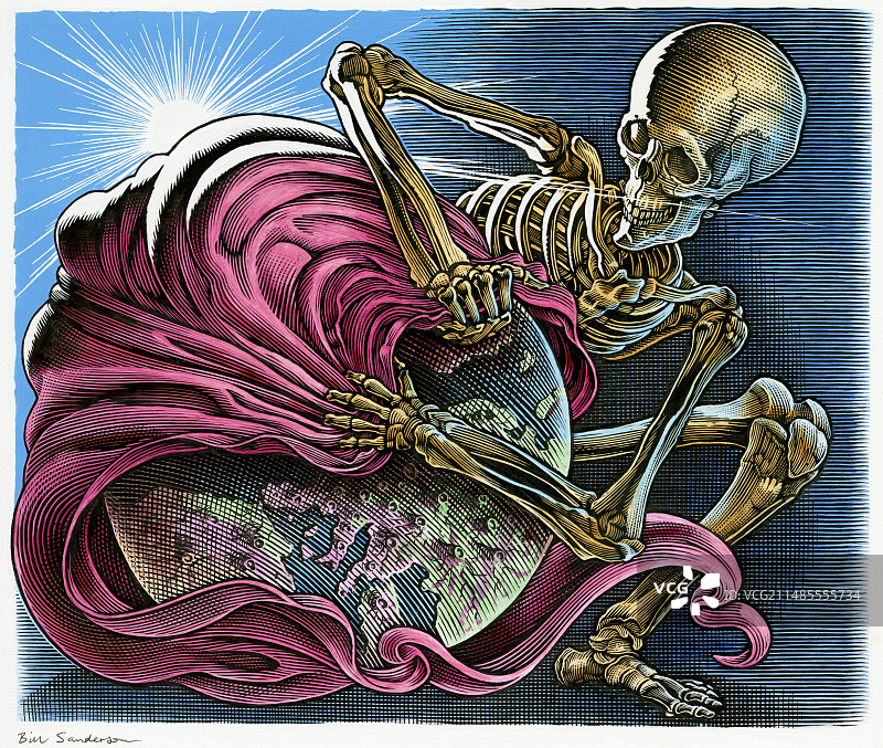 世界末日概念艺术作品图片素材