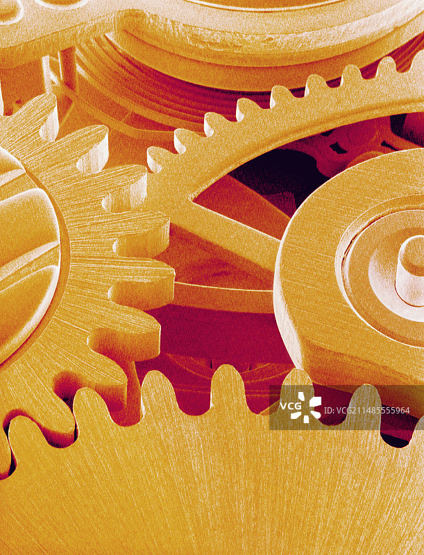 手表齿轮扫描电镜图图片素材