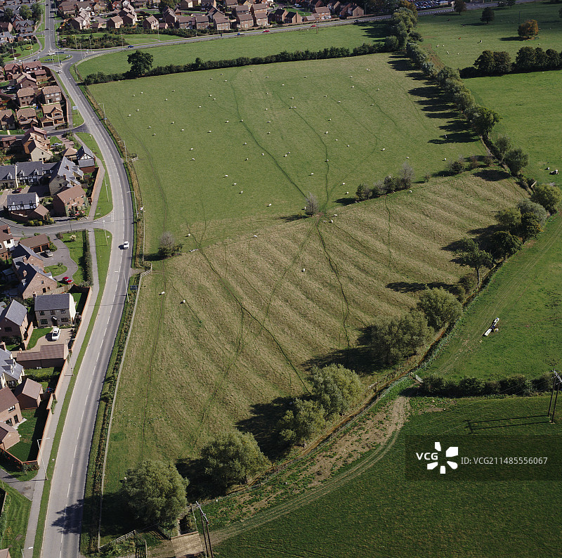 垄沟遗迹图片素材