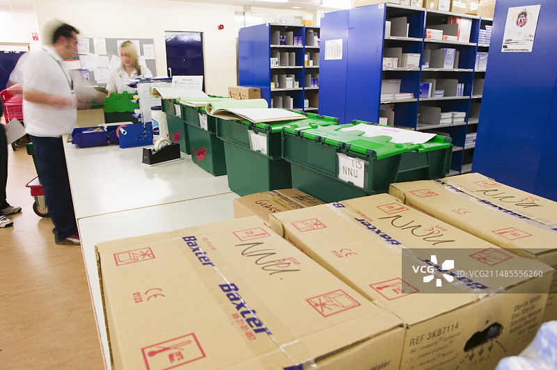 医院药房储藏室图片素材