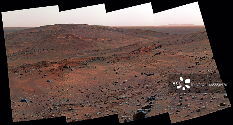 火星上的哥伦比亚山图片素材