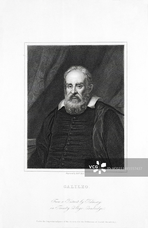 意大利天文学家伽利略·伽利莱图片素材