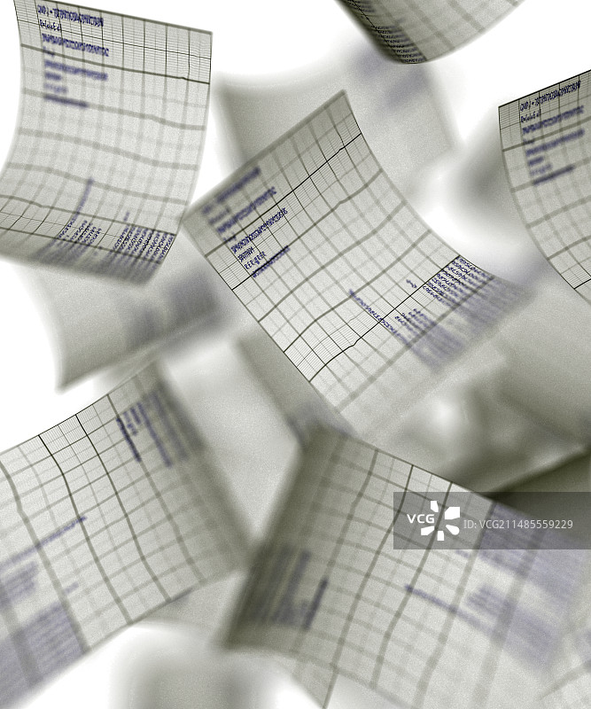 方格纸抽象作品图片素材