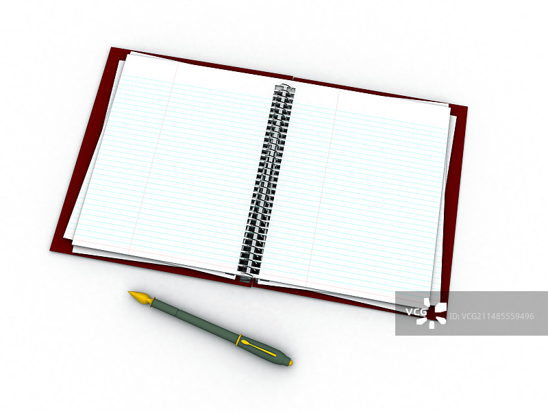 笔记本和笔图片素材
