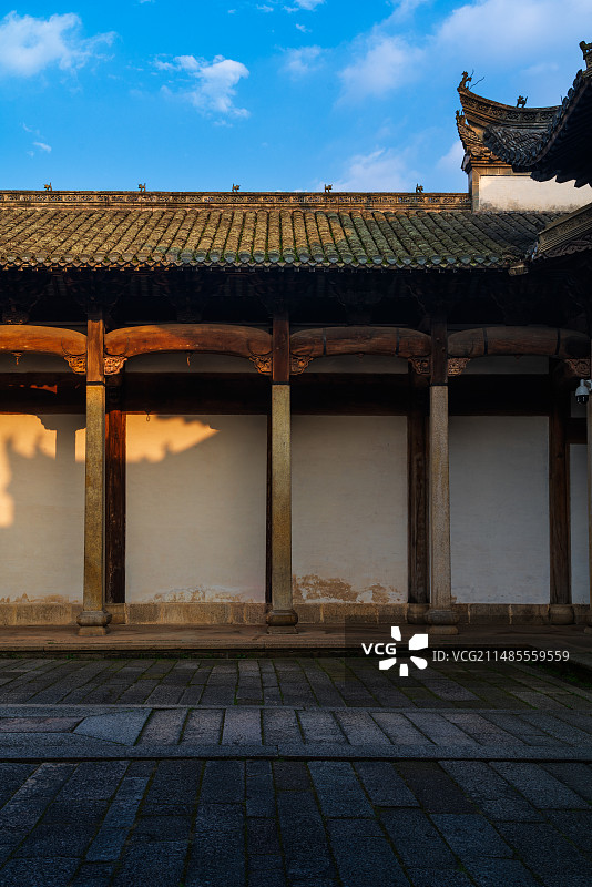 安徽绩溪龙川胡氏宗祠图片素材