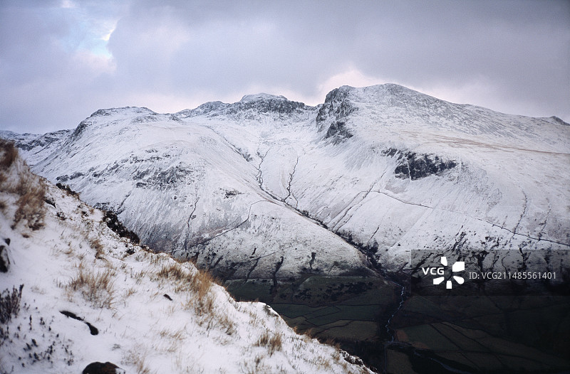 斯科费尔峰：英格兰最高峰图片素材