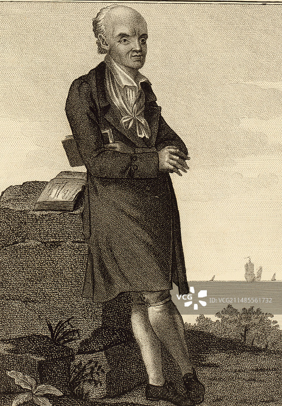 法国天文学家杰罗姆·德·拉兰德图片素材