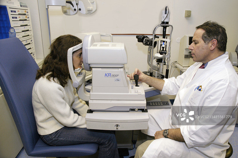 眼睛检查图片素材