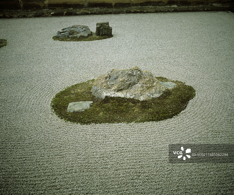 龙安寺庭院图片素材