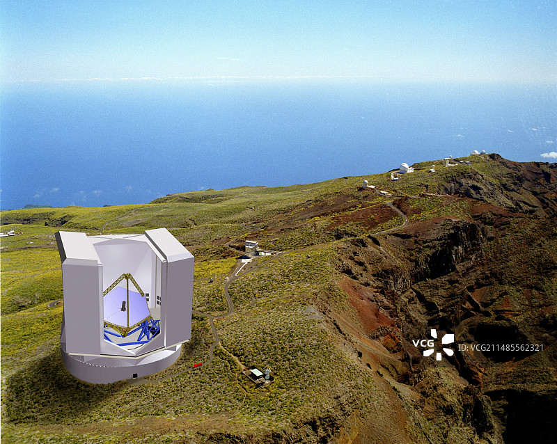 EURO-50望远镜（电脑艺术作品）图片素材