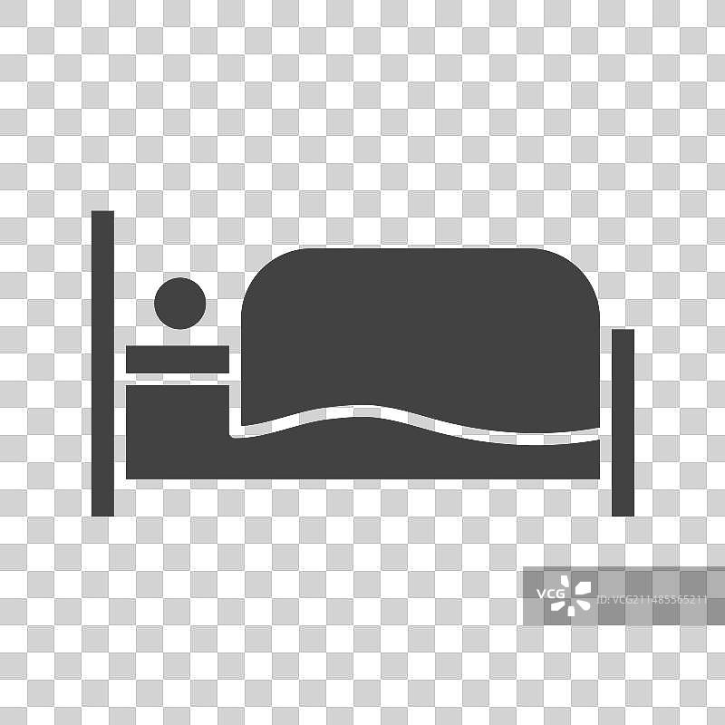 床上的人图标图片素材