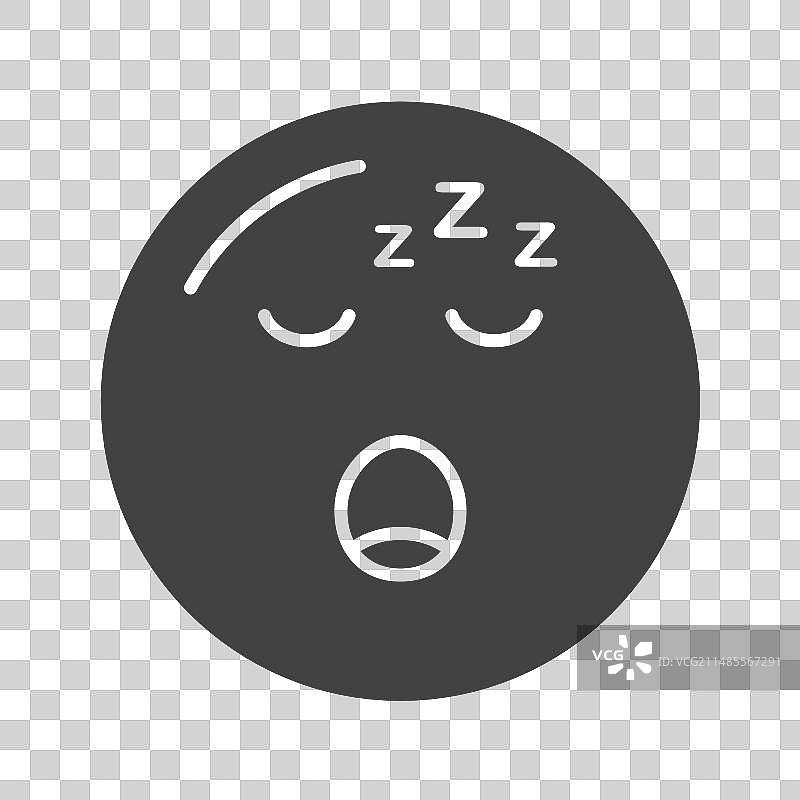 睡眠表情图标图片素材