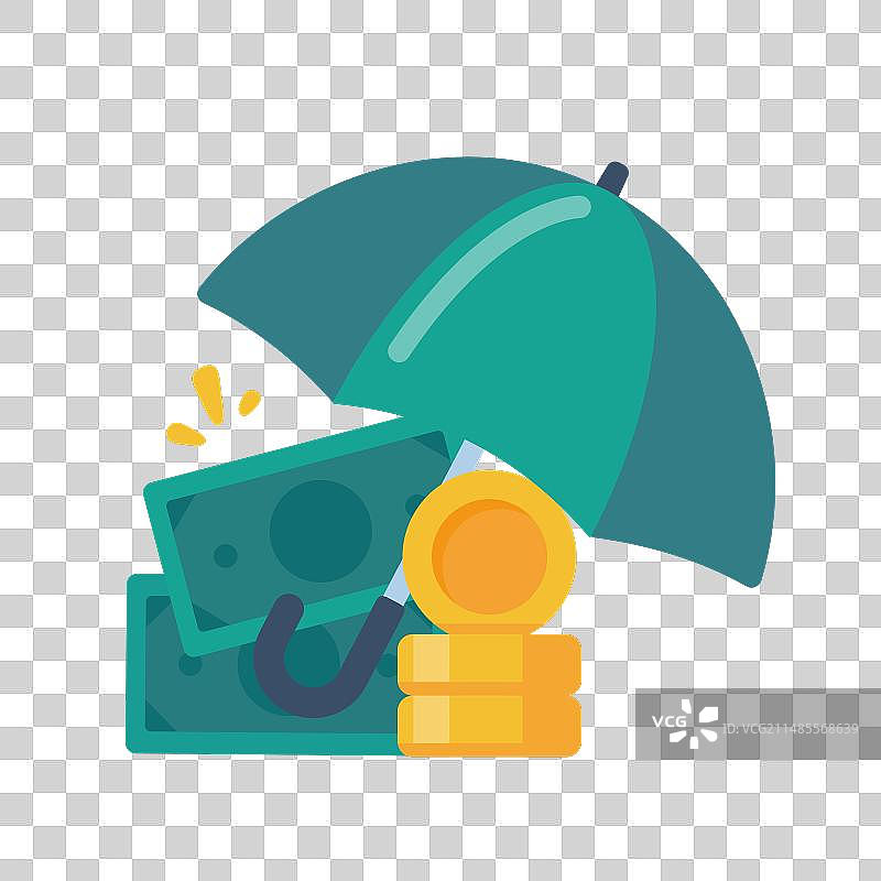 资金保护伞概念图片素材