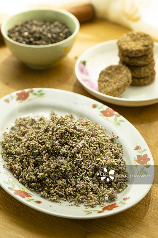 宁夏酸荞麦面地椒花图片素材